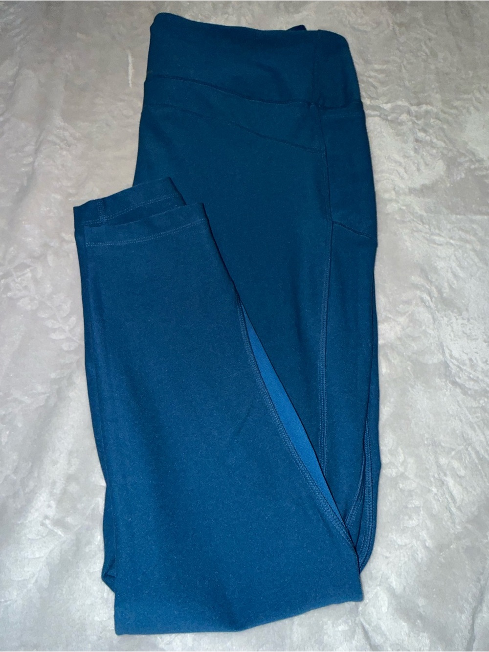 Mondetta Girls Deep Teal Blue Leggings